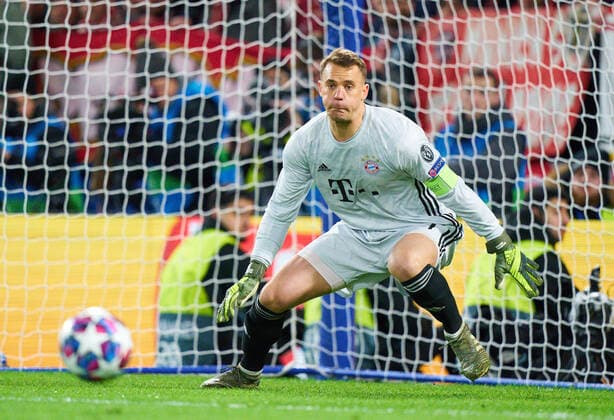 Champions League, Chelsea-Munich, London Feb 25, 2020. Manuel NEUER, FCB 1 FC CHELSEA - FC BAYERN MUNICH 0-3 UEFA Football Champions League , London, February 25, 2020, Season 2019 2020, round of last sixteen, FCB, Bavaria, München