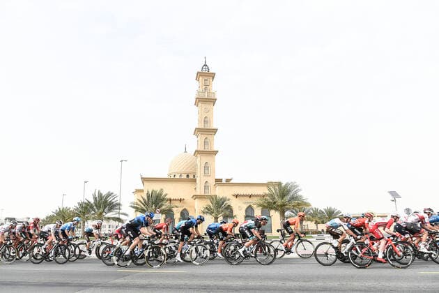 Photo LaPresse - Fabio Ferrari February 26, 2020 Dubai (United Arab Emirates) Cycling UAE Tour 2020 - Emirates NBD Stage 4 - From Zabeel Park to Dubai City Walk - 107,50 miles In the pic: during the race  Copyright: xLaPresse xFabioxFerrarix