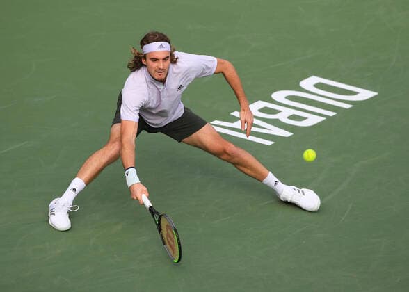 Stefanos Tsitsipas Tennis Dubai Duty Free Tennis Championships ATP Dubai Duty Free Tennis Stadium Dubai United Arab Emirates 26 February 2020 Â Copyright: xJuergenxHasenkopfx