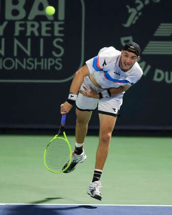 Jan Lennard Struff GER Tennis Dubai Duty Free Tennis Championships ATP Dubai Duty Free Tennis Stadium Dubai United Arab Emirates 26 February 2020 Â Copyright: xJuergenxHasenkopfx