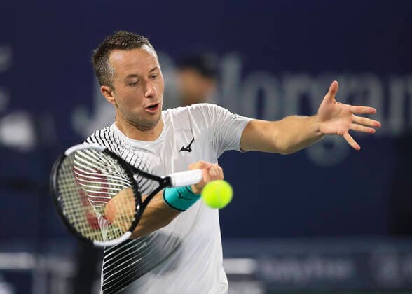 Philipp Kohlschreiber GER Tennis Dubai Duty Free Tennis Championships ATP Dubai Duty Free Tennis Stadium Dubai United Arab Emirates 26 February 2020 Â Copyright: xJuergenxHasenkopfx