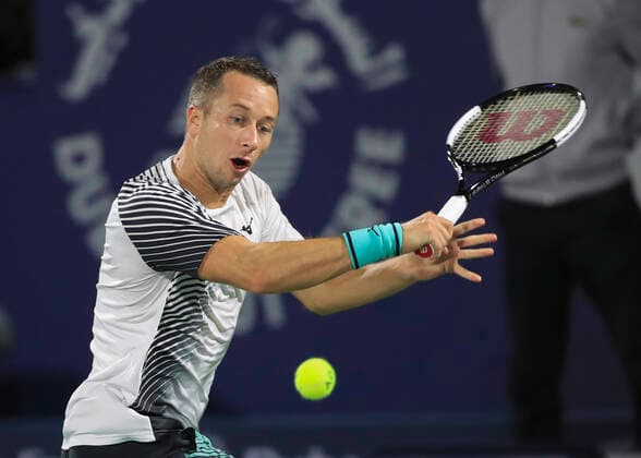 Philipp Kohlschreiber GER Tennis Dubai Duty Free Tennis Championships ATP Dubai Duty Free Tennis Stadium Dubai United Arab Emirates 26 February 2020 Â Copyright: xJuergenxHasenkopfx