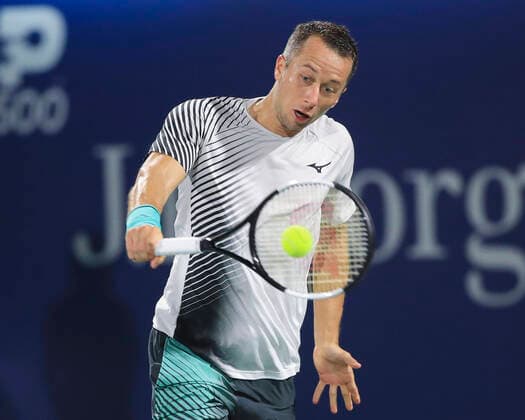 Philipp Kohlschreiber GER Tennis Dubai Duty Free Tennis Championships ATP Dubai Duty Free Tennis Stadium Dubai United Arab Emirates 26 February 2020 Â Copyright: xJuergenxHasenkopfx
