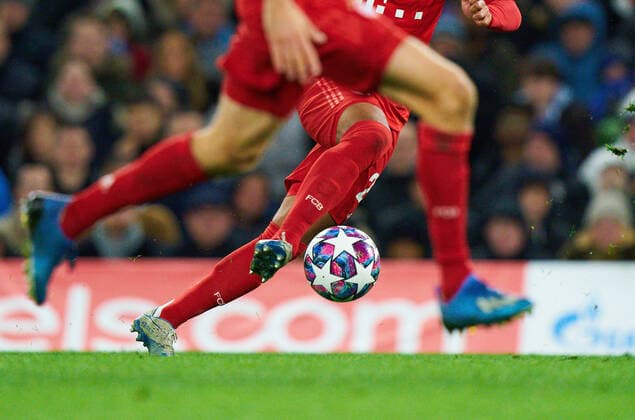 Champions League, Chelsea-Munich, London Feb 25, 2020. Symbol, Illustration, Feature, Serge GNABRY, FCB 22 FC CHELSEA - FC BAYERN MUNICH 0-3 UEFA Football Champions League , London, February 25, 2020, Season 2019 2020, round of last sixteen, FCB, Bavaria, München