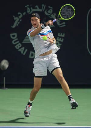 Jan Lennard Struff GER Tennis Dubai Duty Free Tennis Championships ATP Dubai Duty Free Tennis Stadium Dubai United Arab Emirates 26 February 2020 Â Copyright: xJuergenxHasenkopfx
