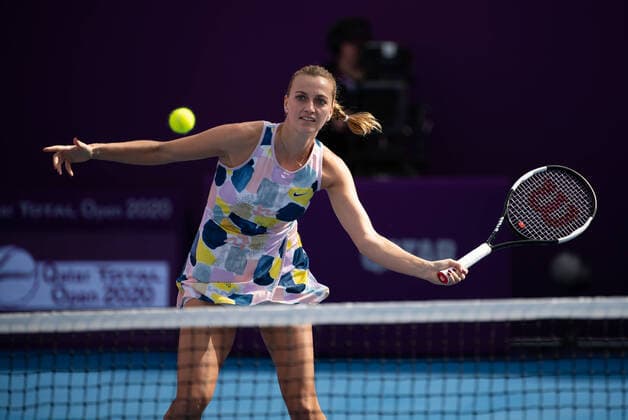 WTA Qatar TOTAL Open 2020 Doha Petra Kvitova CZE WTA Qatar TOTAL Open 2020