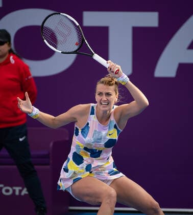WTA Qatar TOTAL Open 2020 Doha Petra Kvitova CZE WTA Qatar TOTAL Open 2020