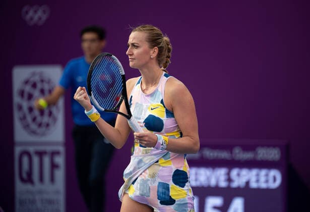 WTA Qatar TOTAL Open 2020 Doha Petra Kvitova CZE WTA Qatar TOTAL Open 2020