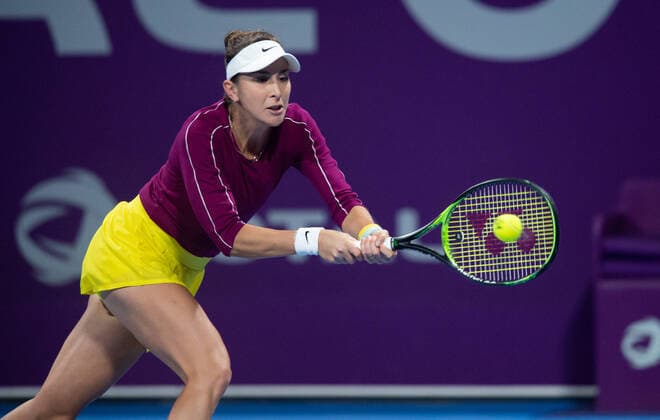 WTA Qatar TOTAL Open 2020 Doha Belinda Bencic SUI WTA Qatar TOTAL Open 2020
