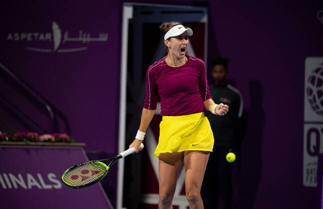 WTA Qatar TOTAL Open 2020 Doha Belinda Bencic SUI WTA Qatar TOTAL Open 2020