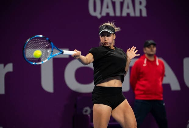 WTA Qatar TOTAL Open 2020 Doha Yulia Putintseca KAZ WTA Qatar TOTAL Open 2020