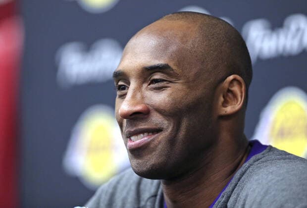 February 26, 2020, USA: Los Angeles Lakers forward Kobe Bryant, speaks with members of the media, before his team s game against the Chicago Bulls, at the United Center, in Chicago, on Feb. 21, 2016. Los Angeles Lakers forward Kobe Bryant - ZUMAm67_ 20200226_zaf_m67_008 Copyright: xNuccioxDinuzzox