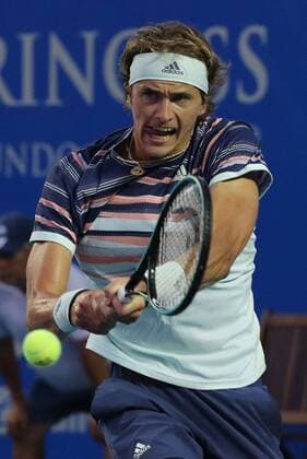 German Alexander Zverev returns a ball to American Tommy Paul during a game of the Mexican Tennis Open held in Acapulco, in the state of Guerrero, Mexico, 26 February 2020. EFE David Guzmán Mexican Tennis Open in Acapulco !ACHTUNG: NUR REDAKTIONELLE NUTZUNG!  Copyright: xDavidxGuzmanx MEX6172 20200227-637183691767626051