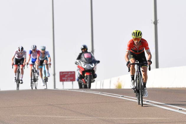 Photo LaPresse - Fabio Ferrari February 27, 2020 Abu Dhabi (United Arab Emirates) Cycling UAE Tour 2020 - Al Ain Water Stage 5 - From Al Ain to Jebel Hafeet - 100,66 miles In the pic: Adam Yates  Copyright: xFabioxFerrari LaPresse LaPresse x