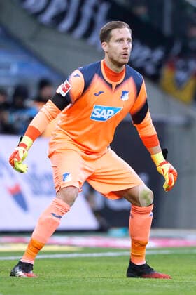 BAUMANN Oliver Torwart Team TSG Hoffenheim DFL Fussball Bundesliga Saison 2019 - 2020 Spiel Borussia Moenchengladbach - TSG Hoffenheim am 22. 02. 2020 in Moenchengladbach DFL REGULATIONS PROHIBIT ANY USE OF PHOTOGRAPHS as IMAGE SEQUENCES and or QUASI-VIDEO *** BAUMANN Oliver Goalkeeper Team TSG Hoffenheim DFL Bundesliga Season 2019 2020 Game Borussia Moenchengladbach TSG Hoffenheim on 22 02 2020 in Moenchengladbach DFL REGULATIONS PROHIBIT ANY USE OF PHOTOGRAPHS as IMAGE SEQUENCES and or QUASI VIDEO