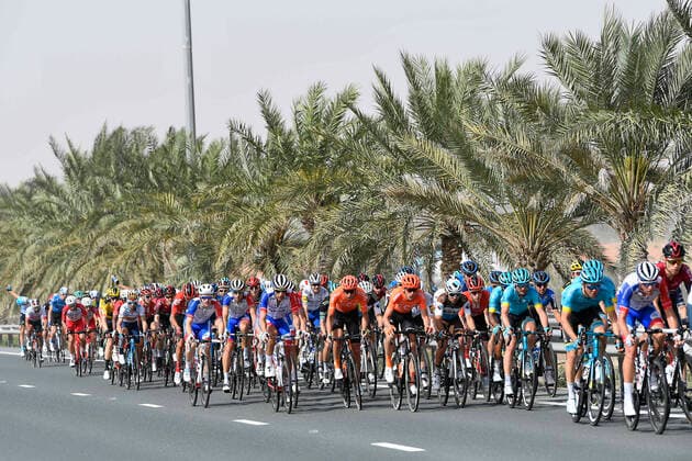 Photo LaPresse - Fabio Ferrari February 27, 2020 Abu Dhabi (United Arab Emirates) Cycling UAE Tour 2020 - Al Ain Water Stage 5 - From Al Ain to Jebel Hafeet - 100,66 miles In the pic: during the race  Copyright: xFabioxFerrari LaPresse LaPresse x