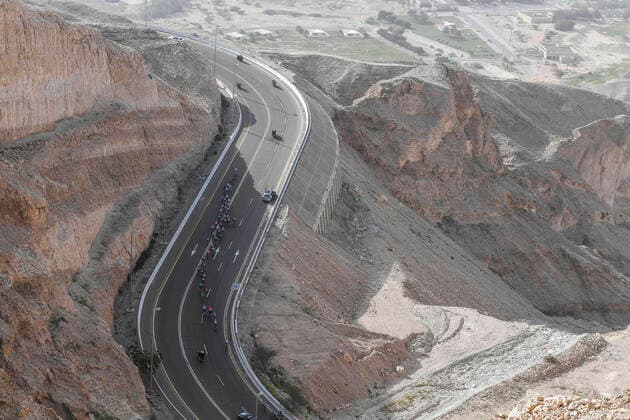 Photo LaPresse - Fabio Ferrari February 27, 2020 Abu Dhabi (United Arab Emirates) Cycling UAE Tour 2020 - Al Ain Water Stage 5 - From Al Ain to Jebel Hafeet - 100,66 miles In the pic: landscape  Copyright: xFabioxFerrari LaPresse LaPresse x