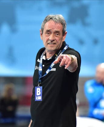 27 02 2020 Handball 1 Bundesliga LIQUI MOLY HBL Season 2019 2020 25 Matchday HC Erlangen Metropolitan Region Nuremberg HCE Eulen Ludwigshafen OGo Dr Rolf Brack Trainer HC Erlangen HCE