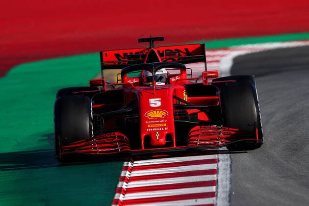 05 Sebastian Vettel, Scuderia Ferrari. Formula 1 World Championship, WM, Weltmeisterschaft 2020, Winter testing days 2 2020 Barcelona, 27-02-2020. Photo Federico Basile Insidefoto federicoxbasile
