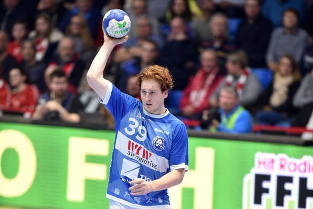 Lukas Stutzke Bergischer HC , GER, MT Melsungen Bergischer HC, Handball, 1 Bundesliga Men, 27 02 2020, GER, MT Melsungen Bergischer HC, Handball, 1 Liga Men, 27 02 2020 Kassel Copyright: xSippel xEibner-Pressefotox EP_rsl