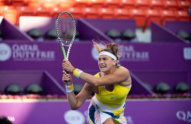 WTA Qatar TOTAL Open 2020 Doha Aryna Sabalenka BLR WTA Qatar TOTAL Open 2020