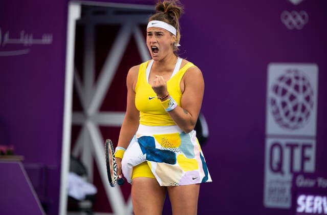 WTA Qatar TOTAL Open 2020 Doha Aryna Sabalenka BLR WTA Qatar TOTAL Open 2020