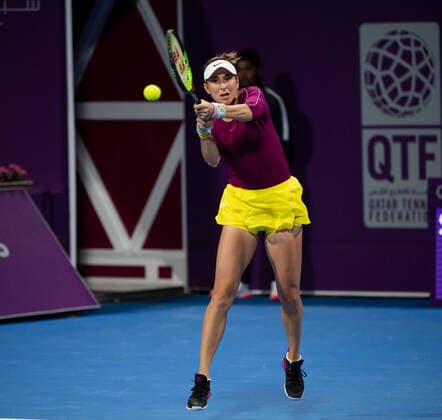 WTA Qatar TOTAL Open 2020 Doha Belinda Bencic SUI WTA Qatar TOTAL Open 2020