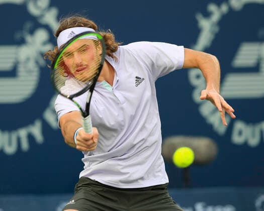 Stefanos Tsitsipas Tennis Dubai Duty Free Tennis Championships ATP Dubai Duty Free Tennis Stadium Dubai United Arab Emirates 28 February 2020 Â Copyright: xJuergenxHasenkopfx