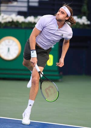 Stefanos Tsitsipas Tennis Dubai Duty Free Tennis Championships ATP Dubai Duty Free Tennis Stadium Dubai United Arab Emirates 28 February 2020 Â Copyright: xJuergenxHasenkopfx