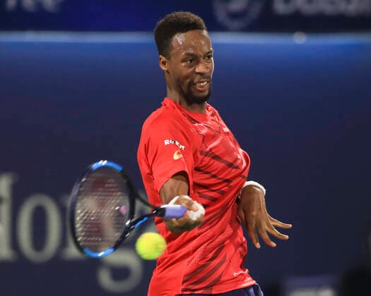 Gael Monfils Tennis Dubai Duty Free Tennis Championships ATP Dubai Duty Free Tennis Stadium Dubai United Arab Emirates 28 February 2020 Â Copyright: xJuergenxHasenkopfx