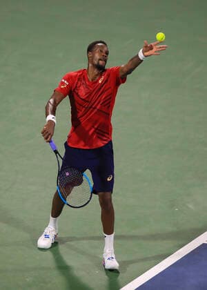 Gael Monfils Tennis Dubai Duty Free Tennis Championships ATP Dubai Duty Free Tennis Stadium Dubai United Arab Emirates 28 February 2020 Â Copyright: xJuergenxHasenkopfx
