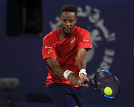 Gael Monfils Tennis Dubai Duty Free Tennis Championships ATP Dubai Duty Free Tennis Stadium Dubai United Arab Emirates 28 February 2020 Â Copyright: xJuergenxHasenkopfx