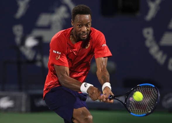 Gael Monfils Tennis Dubai Duty Free Tennis Championships ATP Dubai Duty Free Tennis Stadium Dubai United Arab Emirates 28 February 2020 Â Copyright: xJuergenxHasenkopfx