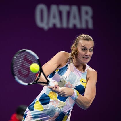 WTA Qatar TOTAL Open 2020 Doha Petra Kvitova CZE WTA Qatar TOTAL Open 2020