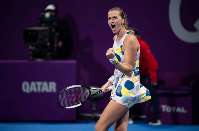 WTA Qatar TOTAL Open 2020 Doha Petra Kvitova CZE WTA Qatar TOTAL Open 2020