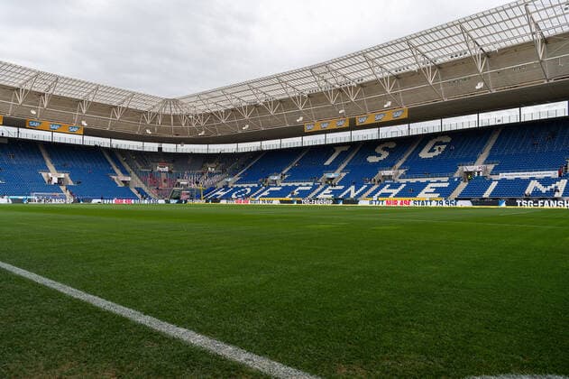 Stadium Interior, TSG 1899 Hoffenheim vs FC Bayern Muenchen, Football, Men, 1 Bundesliga, 24 Matchday, Season 19 20, GER, 29 02 2020, DFL REGULATIONS PROHIBIT ANY USE OF PHOTOGRAPHS AS IMAGE SEQUENCES AND OR QUASI VIDEO, TSG 1899 Hoffenheim vs FC Bayern Muenchen, Football, Men, 1 Bundesliga, 24 Matchday, Season 19 20, GER, 29 02 2020 Sinsheim Copyright: xFrankx Eibner-Pressefotox EP_wfk