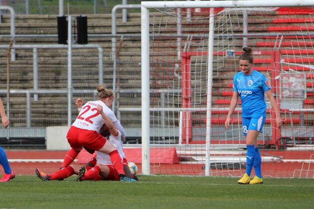 1 FC Cologne Women 1 FFC Frankfurt Women Football Bundesliga Season 2019 2020 South Stadium Cologne Germany Date 01 03 2020 1 0 by Johanna Tietge 1 FC Cologne