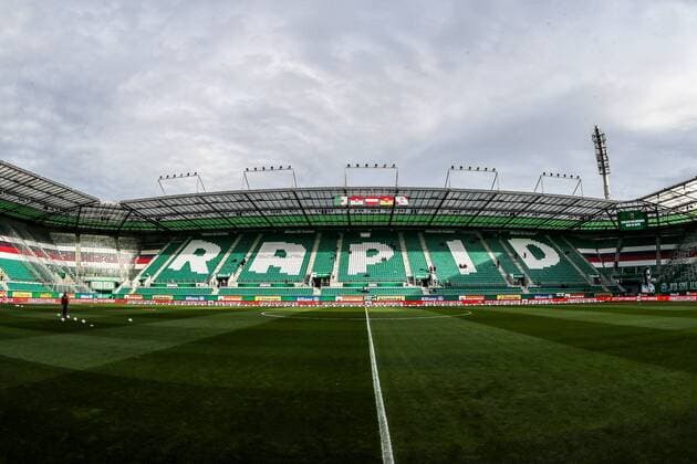 SOCCER - BL, Rapid vs Mattersburg VIENNA,AUSTRIA,01.MAR.20 - SOCCER - tipico Bundesliga, SK Rapid Wien vs SV Mattersburg. Image shows the Allianz stadium. Keywords: Wien Energie. GEPAxpictures xPhilippxBrem