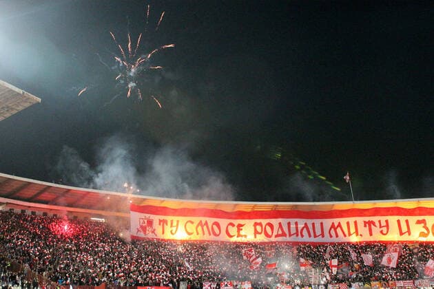 BELGRAD, 01.03.2020. Fans fussball Crvena zvezda Roter stern vs Partizan Superliga MarkoxMetlas 