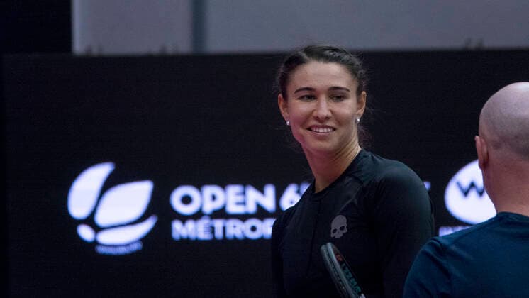 Vitalia Diatchenko (RUS) TENNIS : Open 6eme Sens - Palais des sports - Lyon - 01 03 2020 SandrineTHESILLAT Panoramic 
