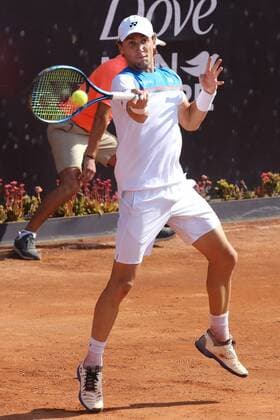 Norwegian Caper Ruud in action against Brazilian Thiago Seyboth, during the final of the Chile ATP, Tennis Herren 250,in SAntiago de Chile, Chile, 01 March 2020. EFE Elvis González FINAL CHILE OPEN ATP 250 !ACHTUNG: NUR REDAKTIONELLE NUTZUNG!  Copyright: xELVISxGONZALEZx AME9762 20200301-637186973025783615