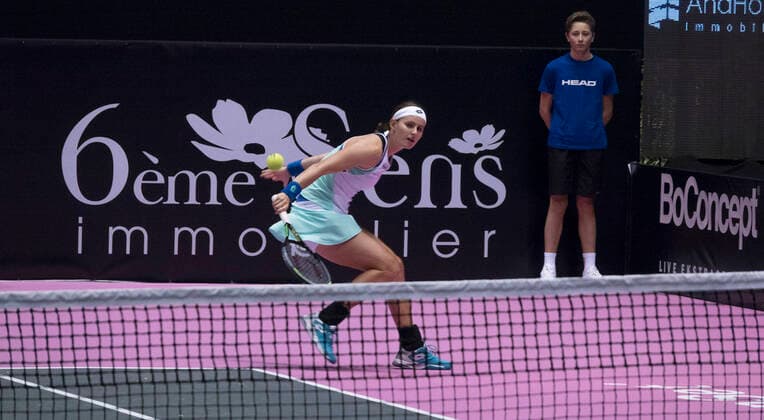 Greet MINNEN (BEL) TENNIS : Open 6eme Sens - Palais des sports Lyon - 02 03 2020 SandrineTHESILLAT Panoramic 
