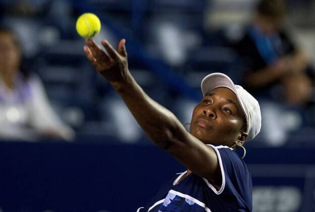 Venus Williams of US in action against Slovakian tennis player Anna Karolina Schamiedlova, during a match of day 1 of the Monterrey Tennis Open, in Monterrey, Mexico, 02 March 2020. Tennis Open of Monterrey !ACHTUNG: NUR REDAKTIONELLE NUTZUNG!  Copyright: xMIGUELxSIERRAx AME190 20200303-637188034407675862