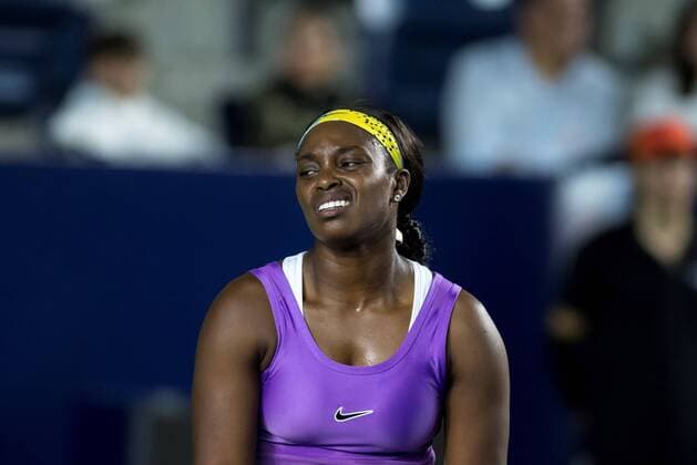Sport Bilder des Tages United States tennis player Sloane Stephens in action against US Emma Navarro, during a match of day 1 of the Monterrey Tennis Open, in Monterrey, Mexico, 02 March 2020. Tennis Open of Monterrey !ACHTUNG: NUR REDAKTIONELLE NUTZUNG!  Copyright: xMIGUELxSIERRAx AME212 20200303-637188126601374871
