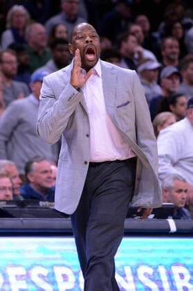 March 1, 2020, Washington, DC, USA: 20200301 - Georgetown head coach PATRICK EWING shouts instructions to his team in the second half against Xavier at Capital One Arena in Washington. NCAA, College League, USA Basketball 2020 - Xavier beats Georgetown, 66-63 - ZUMAm139 20200301_zap_m139_016 Copyright: xChuckxMyersx