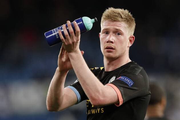 Kevin De Bruyne of Manchester City during the UEFA Champions League round of 16 first leg match between Real Madrid and Manchester City FC at the Santiago Bernabeu stadium on February 26, 2020 in Madrid, Spain UEFA Champions League 2019 2020 xVIxANPxSportx xMauricexvanxSteenxIVx 407725651