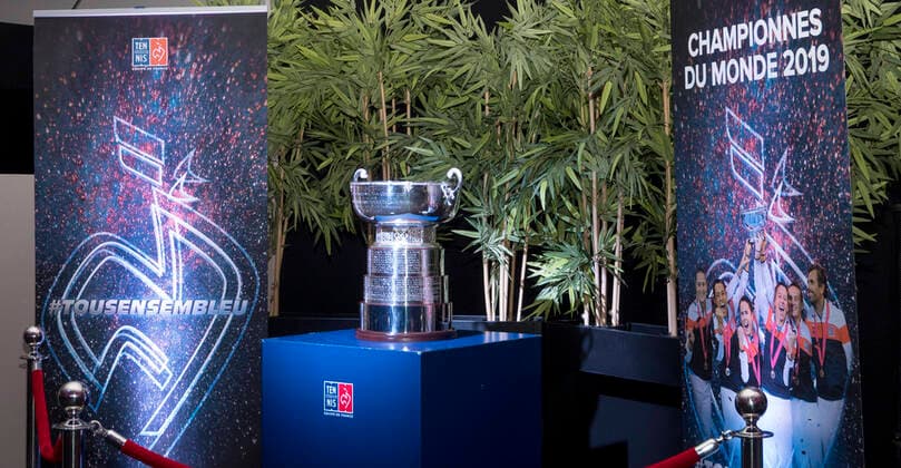 Trophee TENNIS : Equipe de France feminine - Soiree des joueuses Village Open 6eme Sens - Lyon 03 03 2020 SandrineThesillat Panoramic 