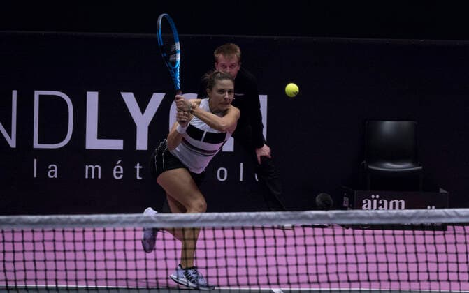 Viktoria tomova (BUL) TENNIS : Open 6eme Sens - Palais des sports Lyon - 04 03 2020 SandrineTHESILLAT Panoramic 