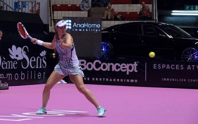 TENNIS : Alize CORNET (FRA) - Open 6eme Sens - Palais des sports Lyon 04 03 2020 TENNIS : Open 6eme Sens - Palais des sports Lyon - 04 03 2020 SandrineTHESILLAT Panoramic 