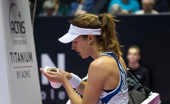 TENNIS : Alize CORNET (FRA) - Open 6eme Sens - Palais des sports Lyon 04 03 2020 TENNIS : Open 6eme Sens - Palais des sports Lyon - 04 03 2020 SandrineTHESILLAT Panoramic 